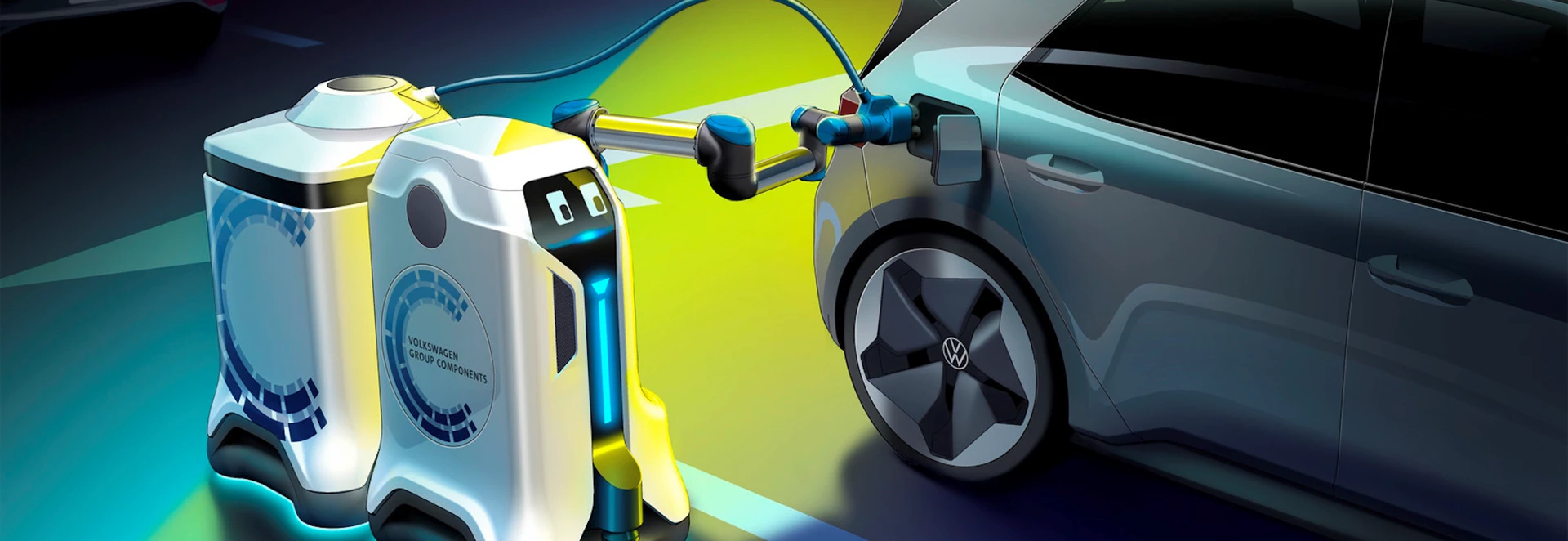 Could robots soon be charging your electric vehicle? Volkswagen thinks so…